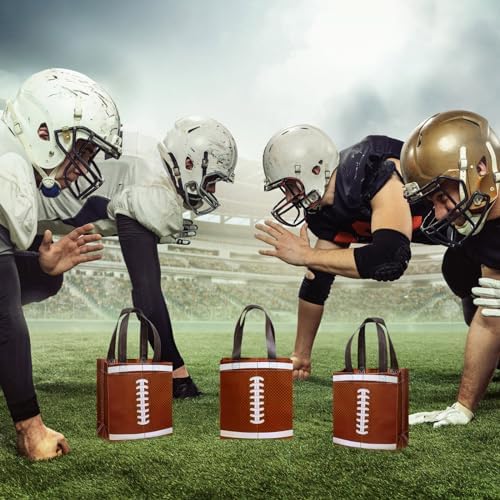 Huhumy 24 Pcs Football Goodie Bags with Handles