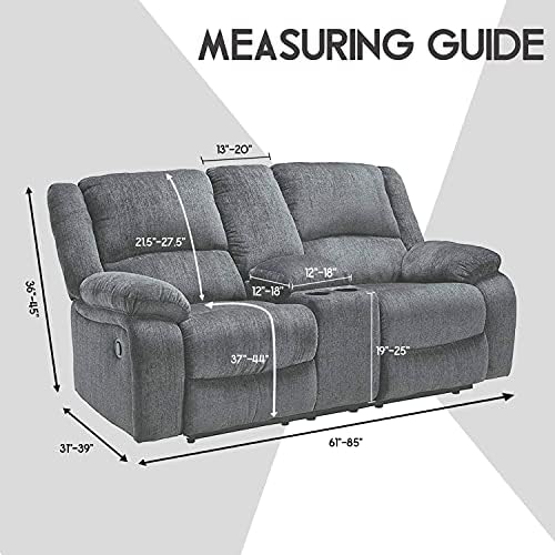 ULTICOR Velvet Reclining Love Seat Cover 8-Piece Set