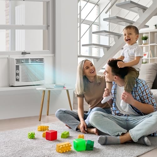 ROVSUN 5000 BTU Window Air Conditioner White Easy Install