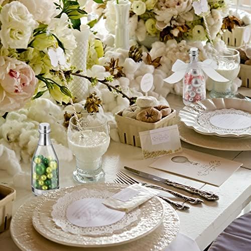 Cunhill 54 pcs Silver Champagne Candy Bottles for Party Favors