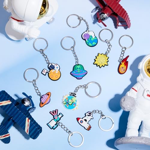 Sasylvia 36 Pcs Space Party Keychains 9 Styles 1