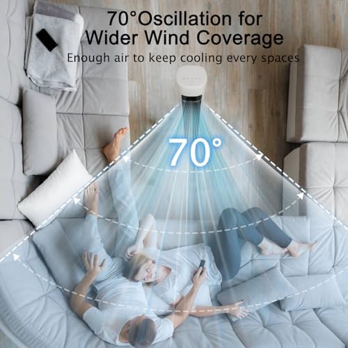 TMYICE 3-in-1 Windowless Portable Air Cooler with Remote Control