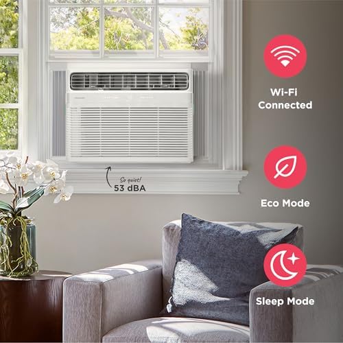Frigidaire 18000 BTU Smart Window AC with Wi-Fi and Alexa Compatibility