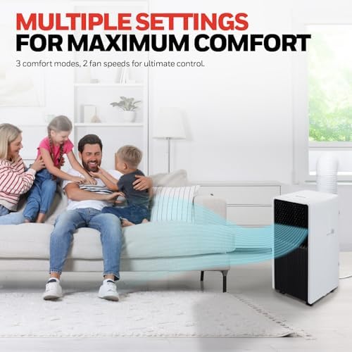 Honeywell 13500 BTU Slim Portable AC with Fan and Dehumidifier 1