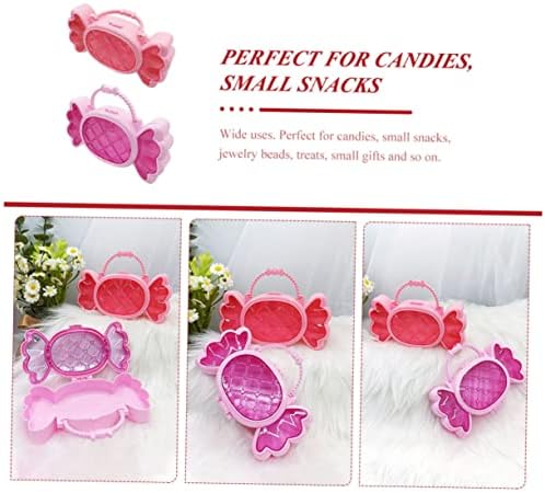 PRETYZOOM 2pcs Candy Shape Jewelry Boxes for Boy Girl Party Favors