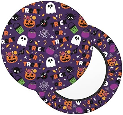 Halloween Candy Bar Stool Cover Round Cushion 13 Inch