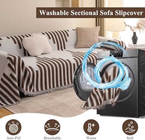 VClife Boho Sofa Cover with Tassel Design