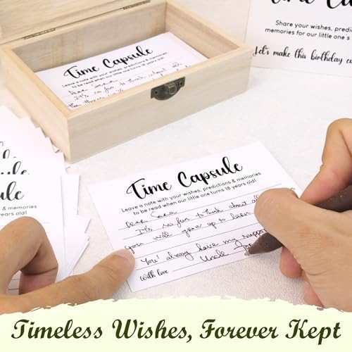 Woodamore Time Capsule Box 1st Birthday Keepsake