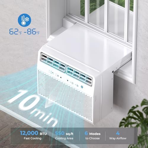 Antarctic Star U-Shaped Window Air Conditioner 12000BTU