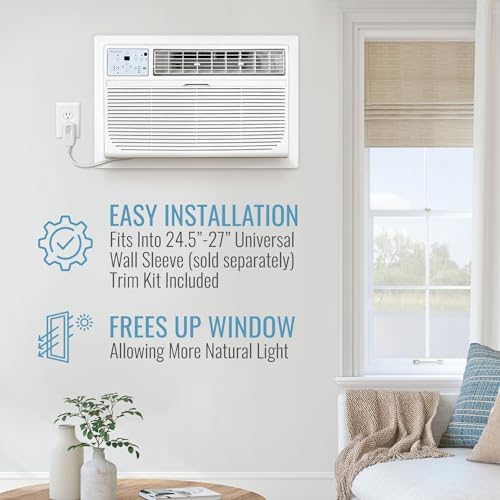 Keystone 14000 BTU Wall AC Unit and Dehumidifier with Remote