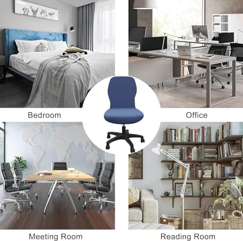 Deisy Dee Velvet Stretch Slipcover for Office Chairs