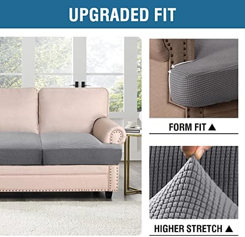 HVERSAILTEX Stretch 3 Piece T Cushion Sofa Slipcovers 1