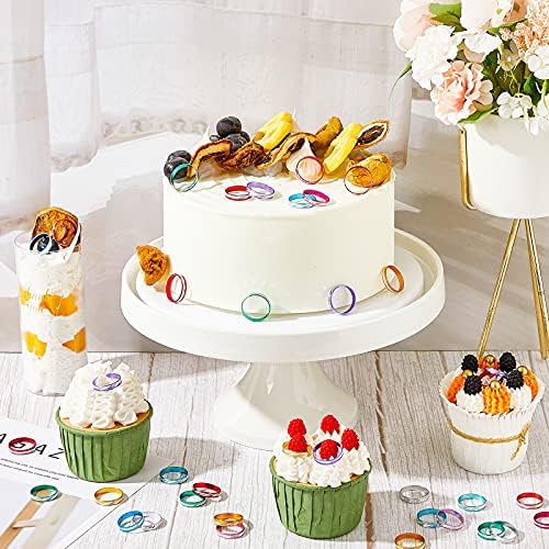 Hicarer 200 Piece Glitter Fidget Ring Set