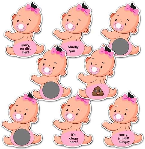 Baby Shower Games with 38 Cards and Scratch Off Fun
