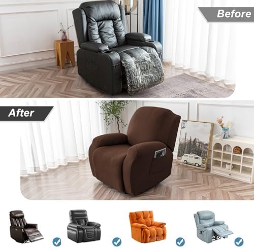 Genina Recliner Chair Covers for Pet and Kid Protection