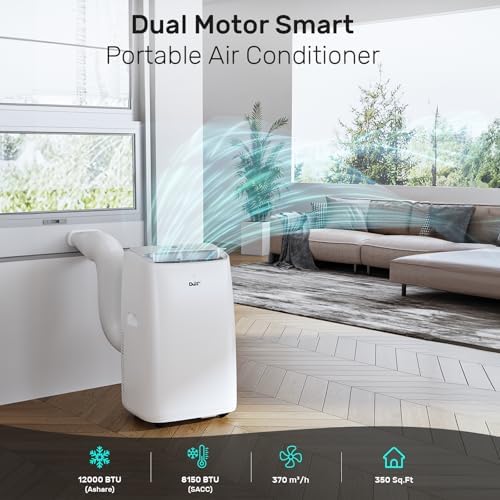 DuraComfort Portable AC with Dual Motors and App