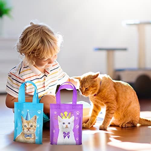24 Pcs Cat Party Favor Bags Cute Pet Treat Supplies 1