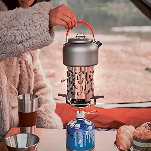 Portable Stainless Steel Camping Heater Silver