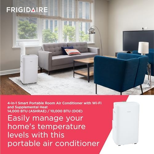 Frigidaire 4-in-1 Smart Portable AC with Wi-Fi and Heat