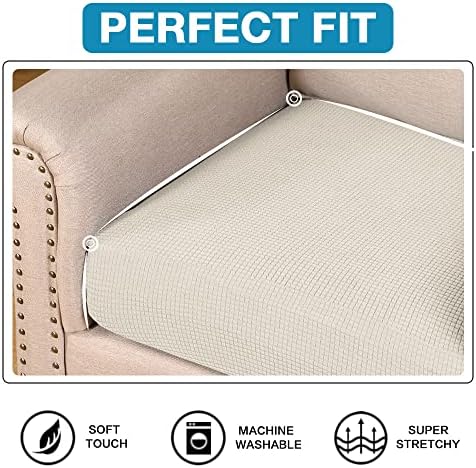 Flamingo P High Stretch Sofa Slipcovers Ivory