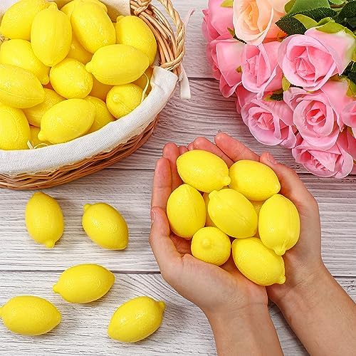 30 Pcs Lemon Shaped Soap Bulk for Baby Shower Favors