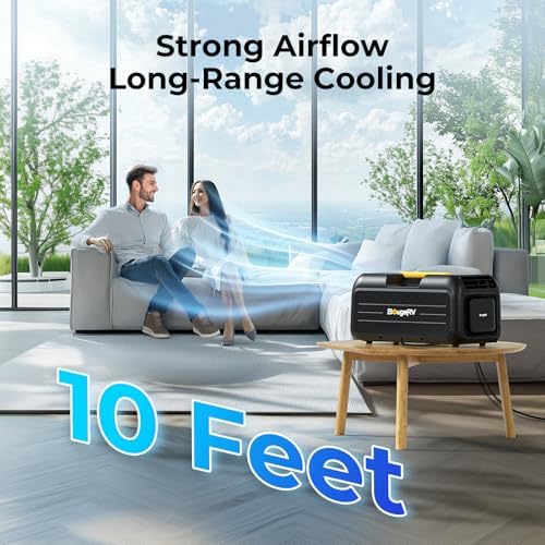 BougeRV 3500BTU Portable Air Conditioner for Camping and Van Life