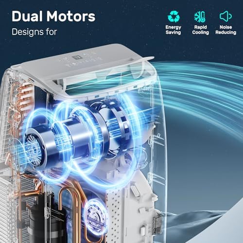 DuraComfort Portable AC with Dual Motors and App