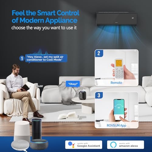 ROVSUN 12000 BTU Mini Split AC Unit with Smart APP Control