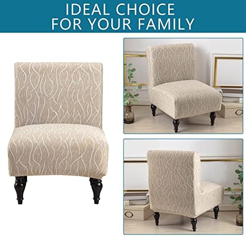 Eco-Ancheng Removable Armless Chair Slipcover 1