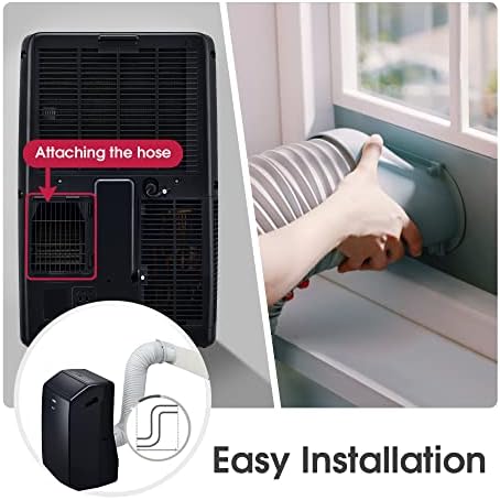 LG 8000 BTU Portable Air Conditioner for 350 Sqft Room Cooling