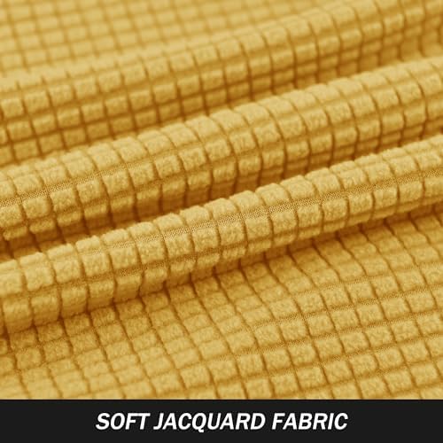 PENDEJATO Stretch Armchair Slipcovers Yellow