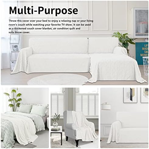 Easy-Going 80X133 Inch Sofa Cover Ivory
