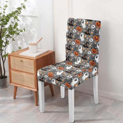 4 Pcs Halloween Dining Chair Covers