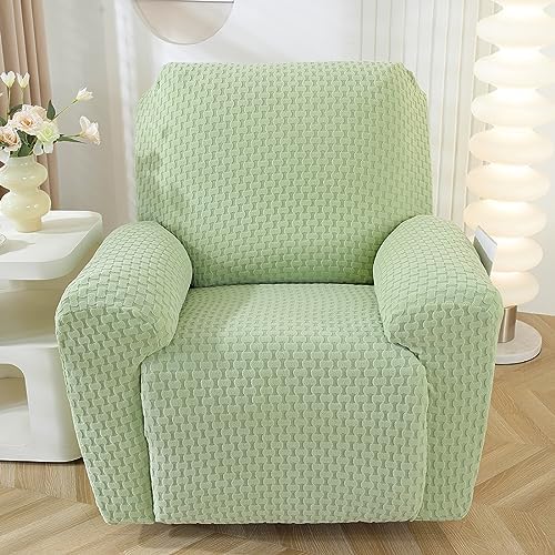 vctops 4 Piece Jacquard Plush Recliner Slipcovers 1