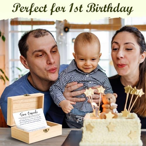 Woodamore Time Capsule Box 1st Birthday Keepsake