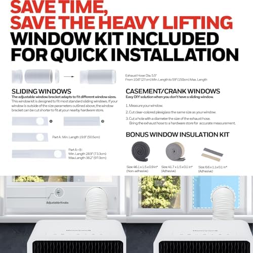 Honeywell 13500 BTU Slim Portable AC with Fan and Dehumidifier 1