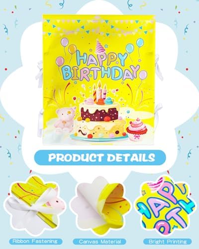 Xiheer 2 Pcs Birthday Chair Cover for Classroom Party