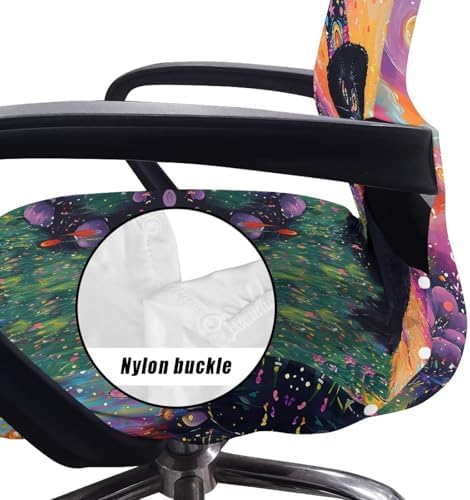 Halloween Cats Office Chair Covers - Stretchy and Comfortable
