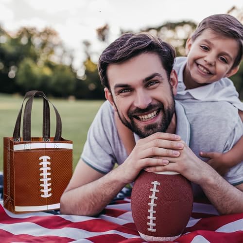 Huhumy 24 Pcs Football Goodie Bags with Handles