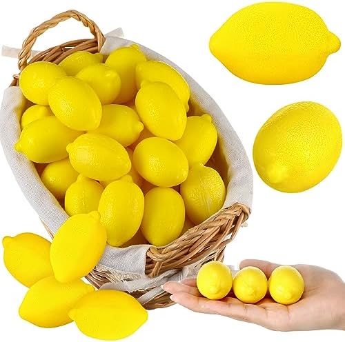 30 Pcs Lemon Shaped Soap Bulk for Baby Shower Favors
