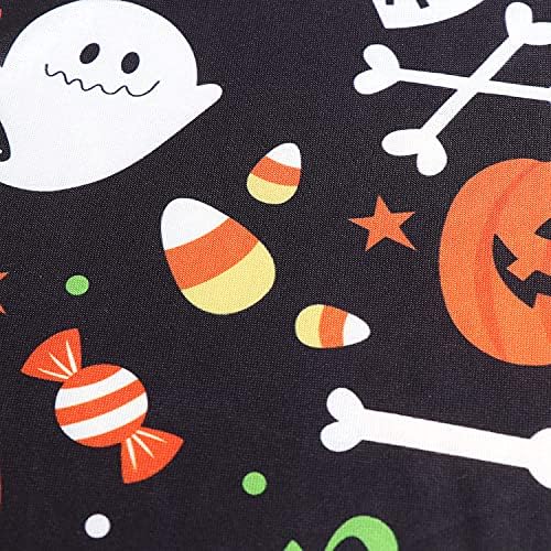 XAMSHOR Halloween Chair Covers Set of 4 Black 1