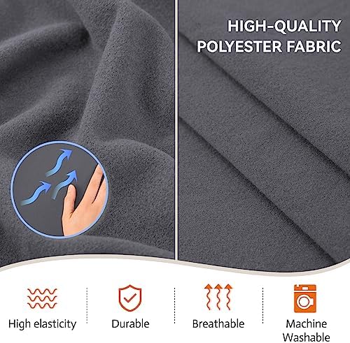 KEKUOU 4 Piece Stretch Couch Covers Pet Friendly Washable