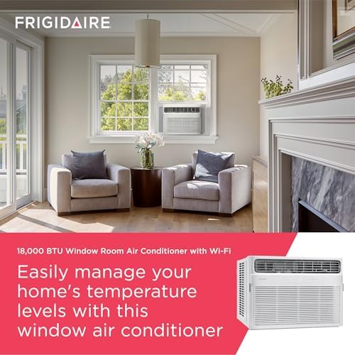 Frigidaire 18000 BTU Smart Window AC with Wi-Fi and Alexa Compatibility