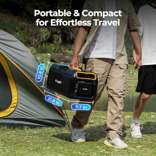 BougeRV 3500BTU Portable Air Conditioner for Camping and Van Life