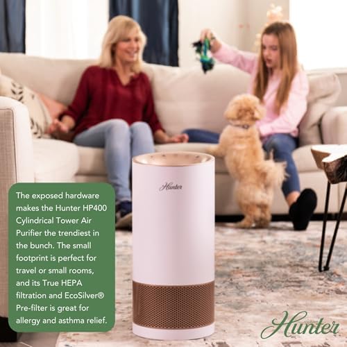 Hunter HP400 True HEPA Air Purifier Black Silver