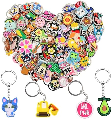 Bulk Keychains 100-200pcs Random Different Keychain Lot