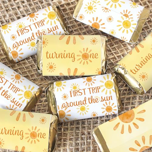 First Trip Around the Sun Birthday Candy Wrappers 42 Count 1