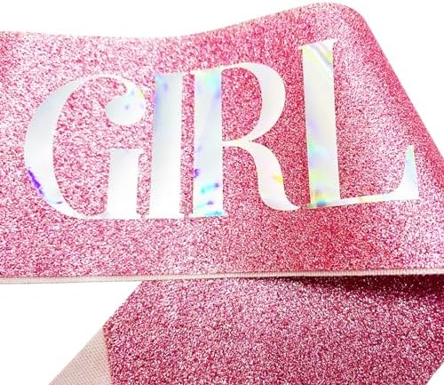 Birthday Girl Sash with Multicolor Foil and Glitter
