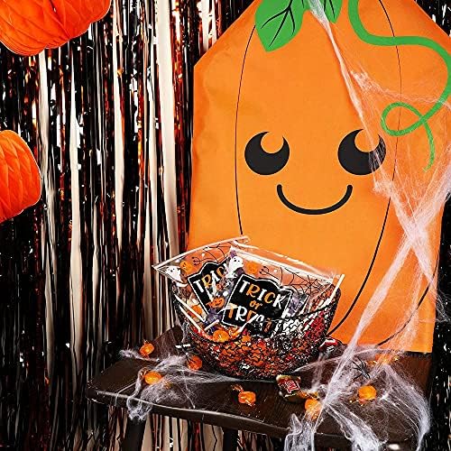 Halloween Pumpkin Chair Covers 6 Pack Orange
