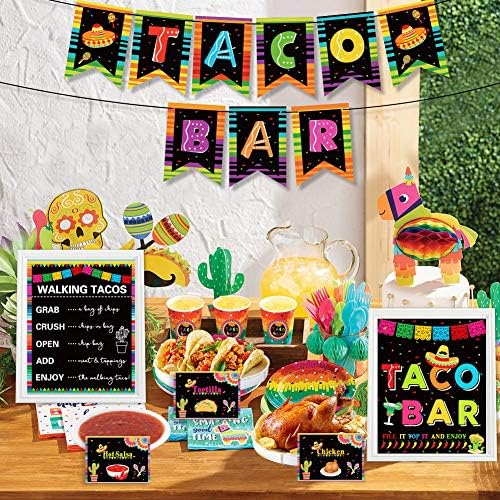 Taco Bar Decoration Kit for Mexican Fiesta Parties 1